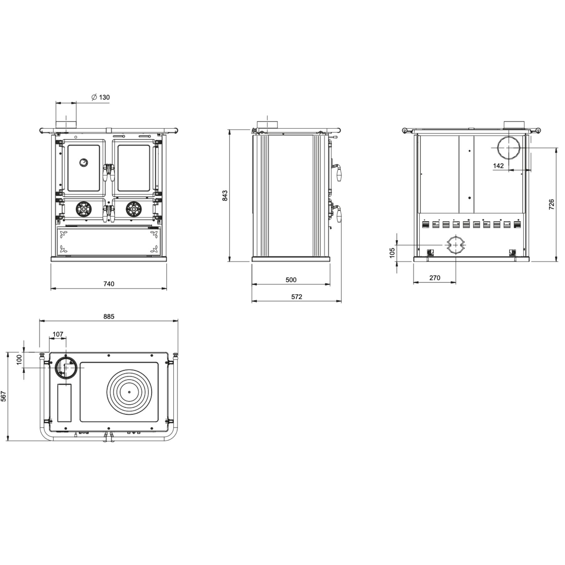 Чертеж Rosetta SX