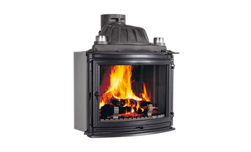 Чавунна камінна топка Jotul I 18 Panorama 10 кВт 50015 фото