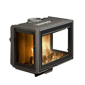 Чугунная каминная топка Dovre 2575 CBS3 12 кВт с трехсторонним стеклом 2575 CBS3 фото