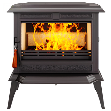 Чугунная печь-камин KAWMET Premium ATHENA S12 ECO 12.3 кВт на дровах S12 фото