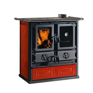 Кухонна піч на дровах La Nordica ROSETTA 7,9 кВт (CERAMICA Bordeaux) 3003800 фото