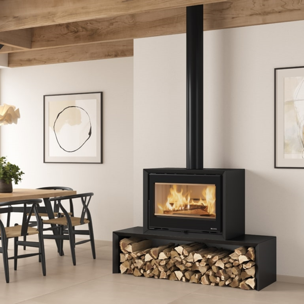 Стальная печь-камин La Nordica DANTE 12,4 кВт на дровах 3000440 фото