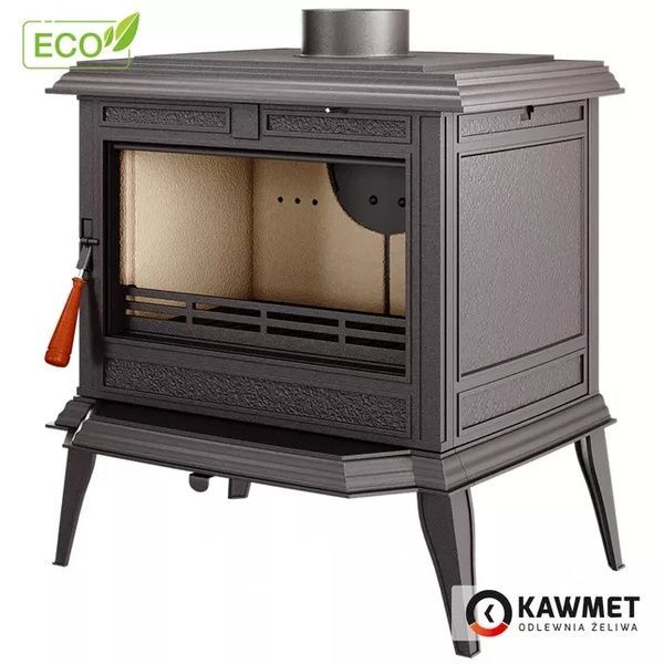 Чавунна піч-камін KAWMET Premium PROMETEUS S11 ECO 8.5 кВт на дровах S11 фото