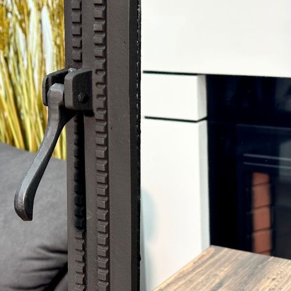 Чавунні дверцята Iron Fire Brown 440x640 мм для каміна/барбекю з вогнетривким склом Robax 1261 фото