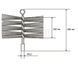 Пластикова щітка для чищення димоходу Savent 140 мм 96304 фото 6
