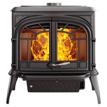 Чугунная печь-камин KAWMET Premium ZEUS S9 ECO 11.3 кВт на дровах S9 фото