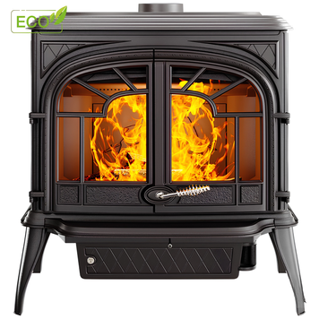 Чавунна піч-камін KAWMET Premium ZEUS S9 ECO 11.3 кВт на дровах S9 фото
