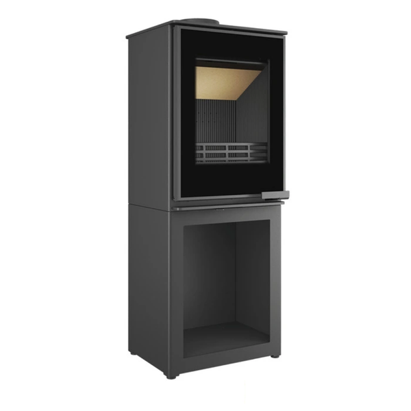 Сталева піч-камін KAWMET HARITA S15i L-Box Decor ECO 6.5 кВт з боксом для дров WS15i-LBox-Decor фото