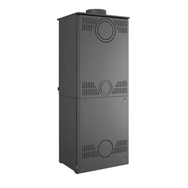 Сталева піч-камін KAWMET HARITA S15i L-Box Decor ECO 6.5 кВт з боксом для дров WS15i-LBox-Decor фото