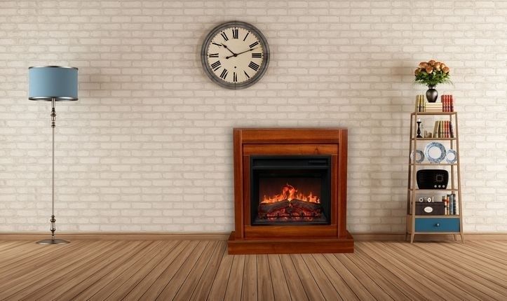 Каминокомплект AFLAMO VIGO MODERN LED 60 Classic с обогревом (орех) VIGO MODERN ГОРІХ + LED 60 фото