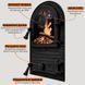 Чавунні дверцята Iron Fire Linda 310х530 мм для печі/барбекю з вогнетривким склом Robax 1120 фото 5