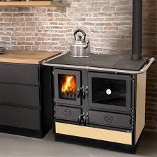 Кухонная печь на дровах MBS Thermo Magnum с водяным контуром 14 кВт (бежевая) 5519 фото