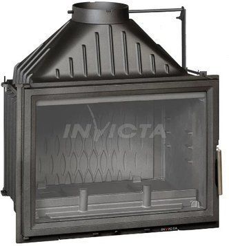 Чугунная каминная топка Invicta 700 Grande Vision 12 кВт на дровах с заслонкой 927075 фото