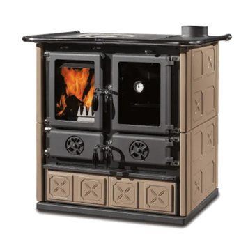 Кухонна піч на дровах La Nordica ROSETTA 7,9 кВт (MAIOLICA Taupe) 3003822 фото