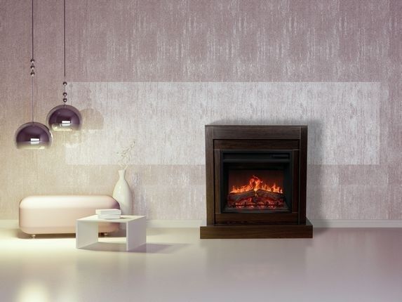 Камінокомплект AFLAMO VIGO MODERN LED 60 Classic з обігрівом (венге) VIGO MODERN ВЕНГЕ + LED 60 фото