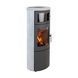 Сталева піч-камін Heta Scan-Line 820B з духовкою 6,8 кВт на дровах (Soapstone) 80450200/KON1201 фото 1