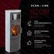 Сталева піч-камін Heta Scan-Line 820B з духовкою 6,8 кВт на дровах (Soapstone) 80450200/KON1201 фото 5
