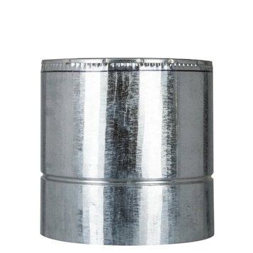 Димохідна труба з термоізоляцією нерж/оцинк Вент Устрій AISI 201 0,8 мм/0,3 м/150/220 мм 3180в фото