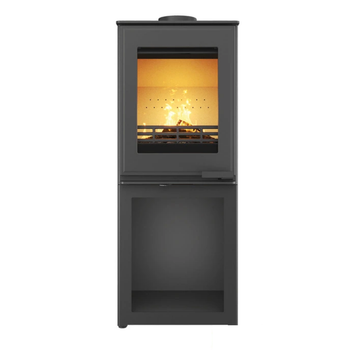 Сталева піч-камін KAWMET HARITA S15v L-Box ECO 5.7 кВт з боксом для дров WS15v-LBox фото