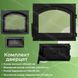 Комплект дверцята чавунні для печі/барбекю Булат Замкова XL 490x420 мм з вогнетривким склом Robax + піддувальна Булат Замкова 330x190 мм 99-100 фото 7