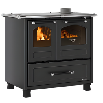 Кухонная печь на дровах La Nordica FAMILY 7,5 кВт (Anthracite Black) 3006930 фото