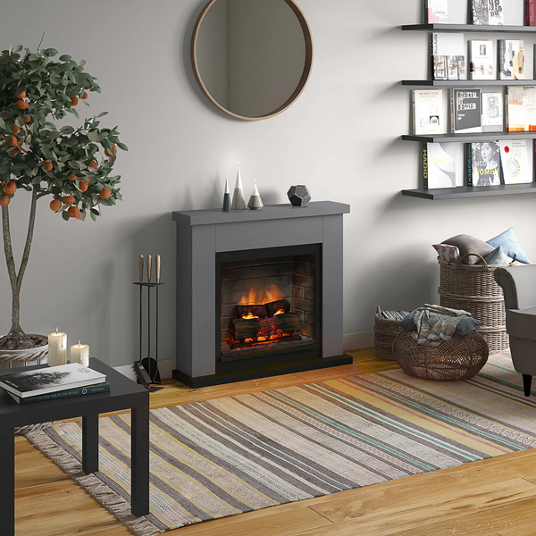 Каминокомплект Tagu FRODE PowerFlame 2 с обогревом (серый) FM461-GR3 фото
