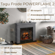 Каминокомплект Tagu FRODE PowerFlame 2 с обогревом (серый) FM461-GR3 фото 6