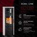 Сталева піч-камін Heta Scan-Line 820B з духовкою 6,8 кВт на дровах (Limestone) 80450200/KON1901 фото 5