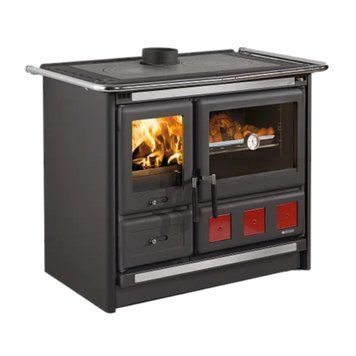 Кухонна піч на дровах La Nordica ROSA XXL 10,5 кВт (STEEL Anthracite Black) 3003730 фото