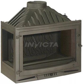 Чавунна камінна топка Invicta 700 Selenic 10 кВт на дровах з лівим бічним склом 976971 фото