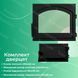 Комплект дверцята чавунні для печі/барбекю Булат Замкова XL 490x420 мм з вогнетривким склом Robax + піддувальна Булат Замкова 265x165 мм 99р-86 фото 11