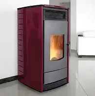 Пеллетная печь-камин MBS Thermo Pellet 18 кВт с водяным контуром (бордовая) MBS Thermo Pellet 18 кВт (бордова) фото