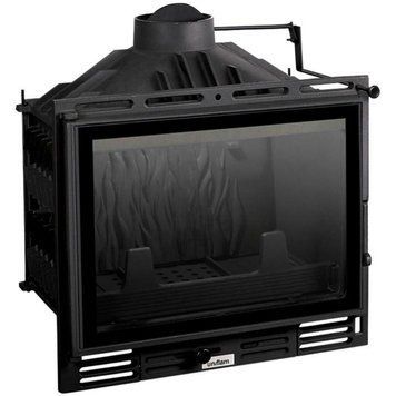 Чугунная каминная топка UNIFLAM 600 PLUS ECO 8 кВт с шибером 3123 фото