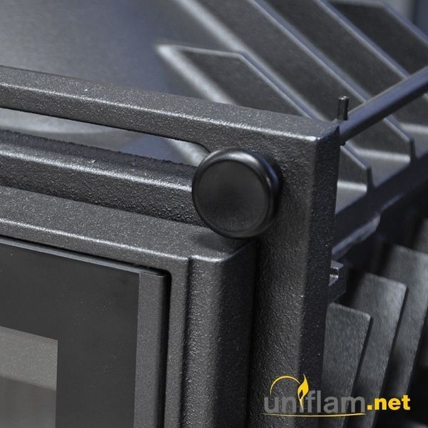 Чугунная каминная топка UNIFLAM 600 PLUS ECO 8 кВт с шибером 3123 фото