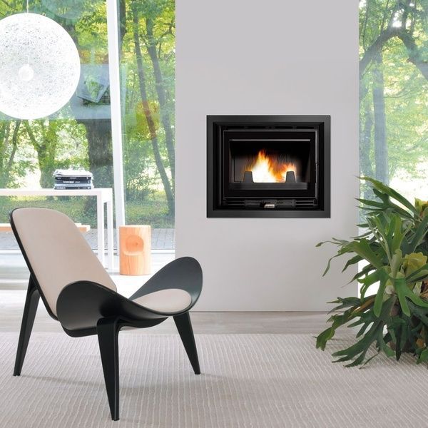 Чугунная каминная топка UNIFLAM 600 PLUS ECO 8 кВт с шибером 3123 фото