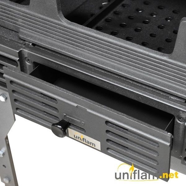Чугунная каминная топка UNIFLAM 600 PLUS ECO 8 кВт с шибером 3123 фото