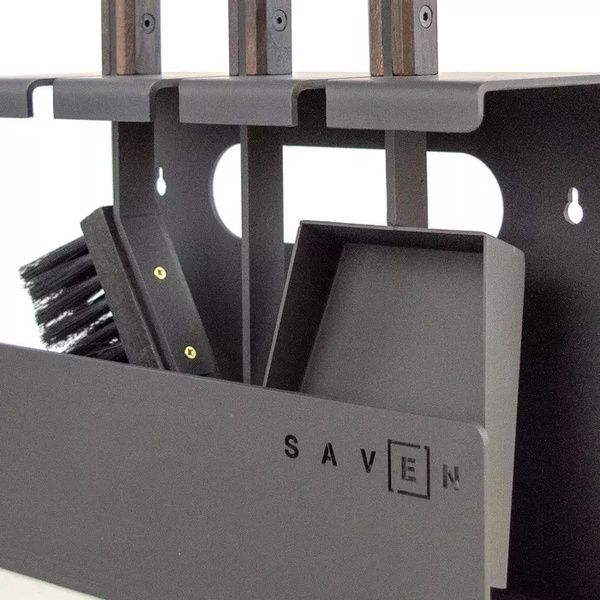 Набор для камина SAVEN Set 1 S black SS/1S/BL фото