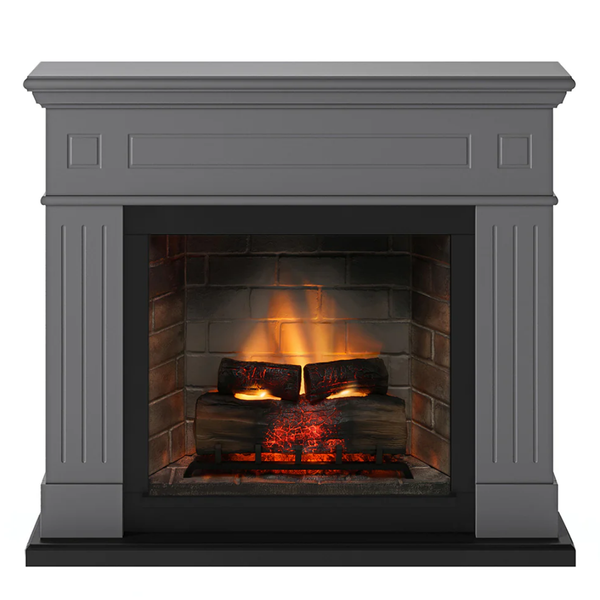 Каминокомплект Tagu LARSEN PowerFlame 2 с обогревом (серый) FM462-GR3 фото