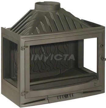 Чавунна камінна топка Invicta 700 Selenic 10 кВт на дровах з трьохстороннім склом 976973 фото