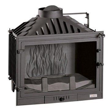 Чугунная каминная топка UNIFLAM 700 STANDART ECO 10 кВт с шибером 3124 фото