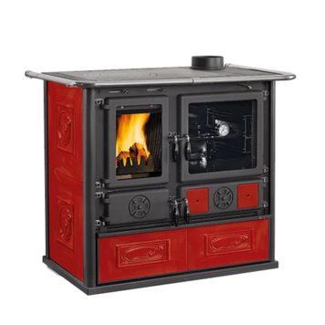 Кухонна піч на дровах La Nordica ROSA 8,8 кВт (CERAMICA Liberty Bordeaux) 3003400 фото
