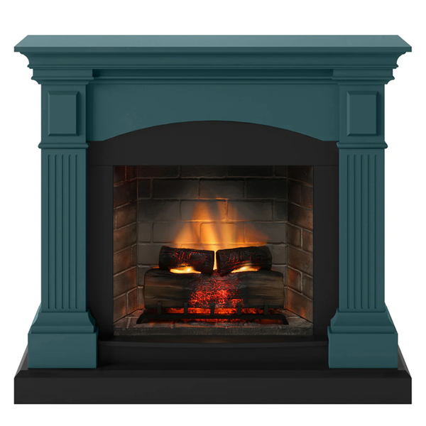 Каминокомплект Tagu MAGNA PowerFlame 2 с обогревом (бирюзовый) FM464-TU1 фото
