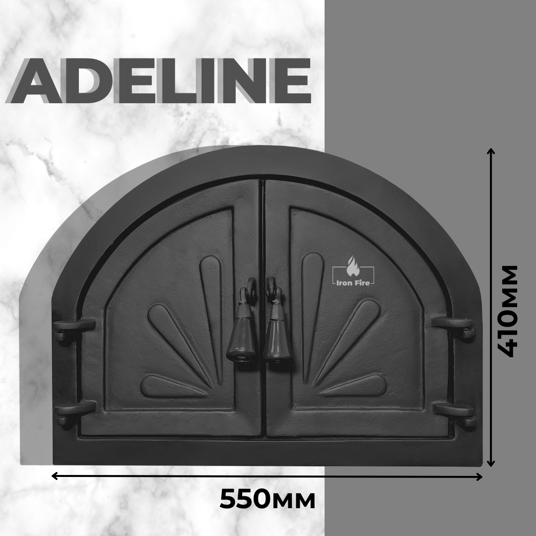 Чугунные дверцы для камина Iron Fire Adeline