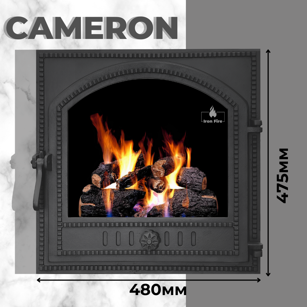 Чавунні дверцята для каміна Iron Fire Cameron
